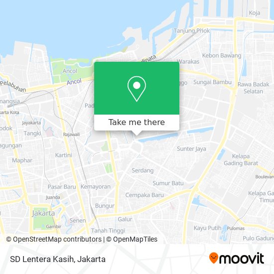 SD Lentera Kasih map