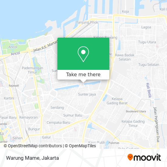 Warung Mame map