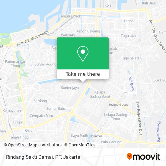 Rindang Sakti Damai. PT map