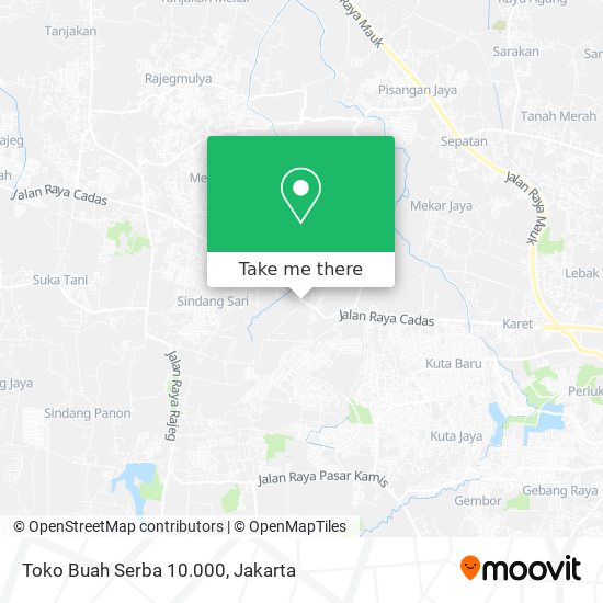 Toko Buah Serba 10.000 map