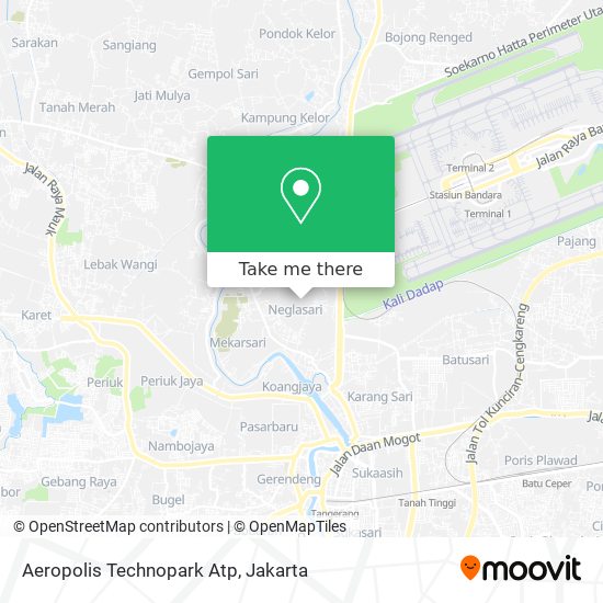 Aeropolis Technopark Atp map