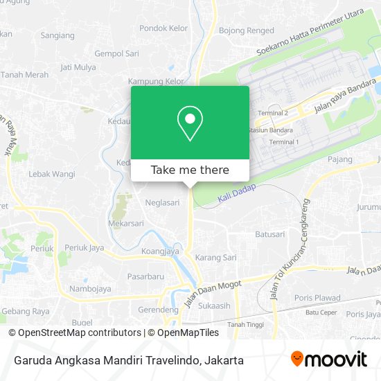 Garuda Angkasa Mandiri Travelindo map