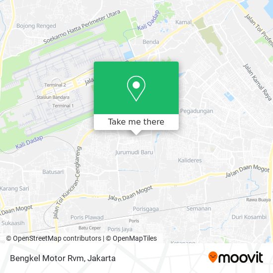 Bengkel Motor Rvm map