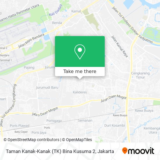 Taman Kanak-Kanak (TK) Bina Kusuma 2 map