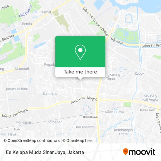 Es Kelapa Muda Sinar Jaya map