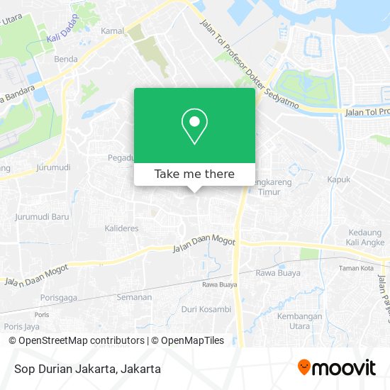 Sop Durian Jakarta map