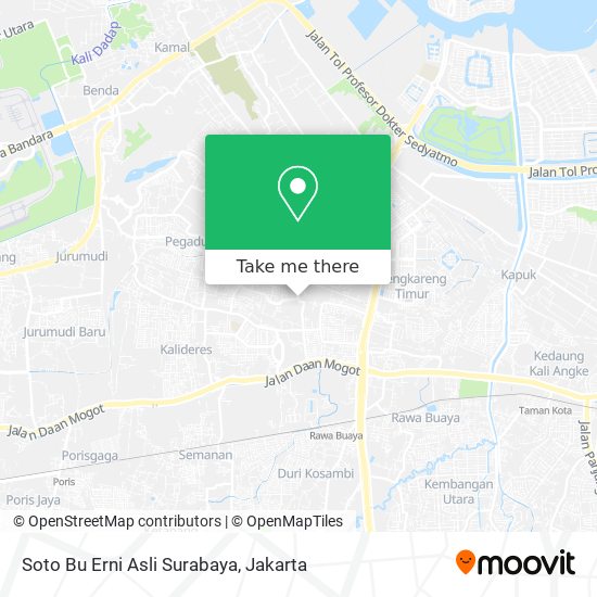 Soto Bu Erni Asli Surabaya map