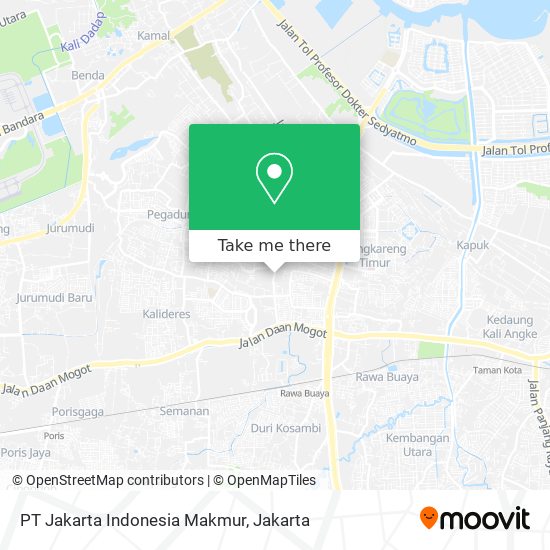 PT Jakarta Indonesia Makmur map