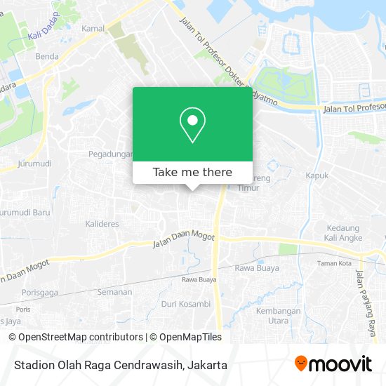Stadion Olah Raga Cendrawasih map