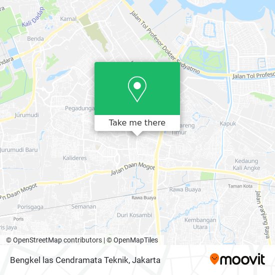 Bengkel las Cendramata Teknik map