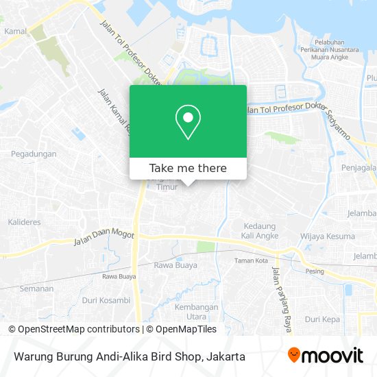 Warung Burung Andi-Alika Bird Shop map