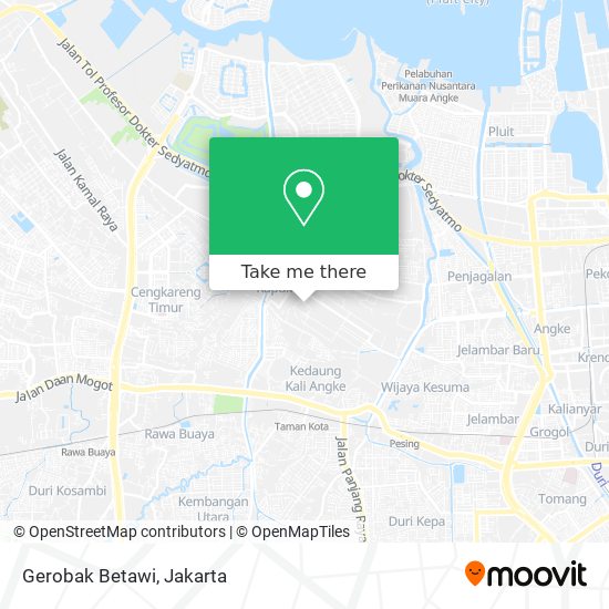 Gerobak Betawi map