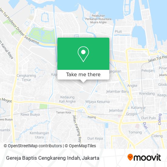 Gereja Baptis Cengkareng Indah map