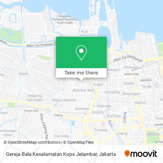 Gereja Bala Keselamatan Kops Jelambar map