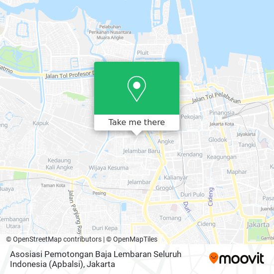 Asosiasi Pemotongan Baja Lembaran Seluruh Indonesia (Apbalsi) map