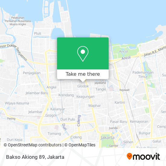 Bakso Akiong 89 map