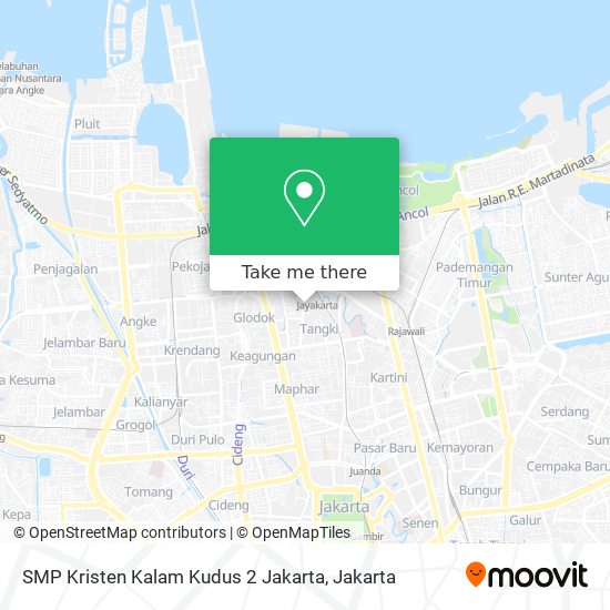 SMP Kristen Kalam Kudus 2 Jakarta map