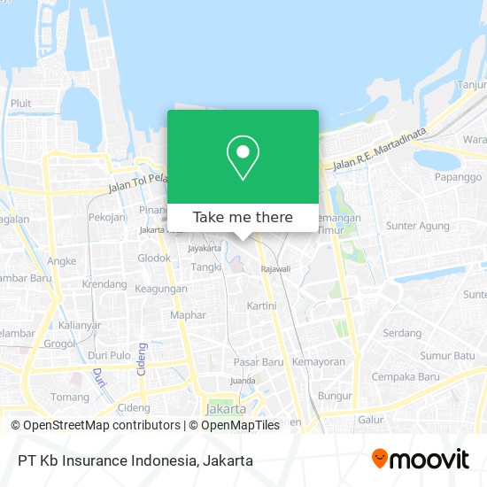 PT Kb Insurance Indonesia map