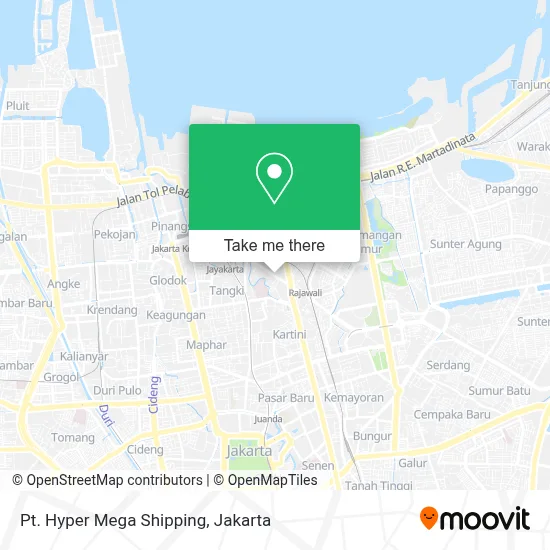Pt. Hyper Mega Shipping map