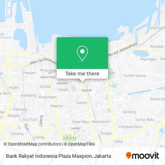 Bank Rakyat Indonesia Plaza Maspion map