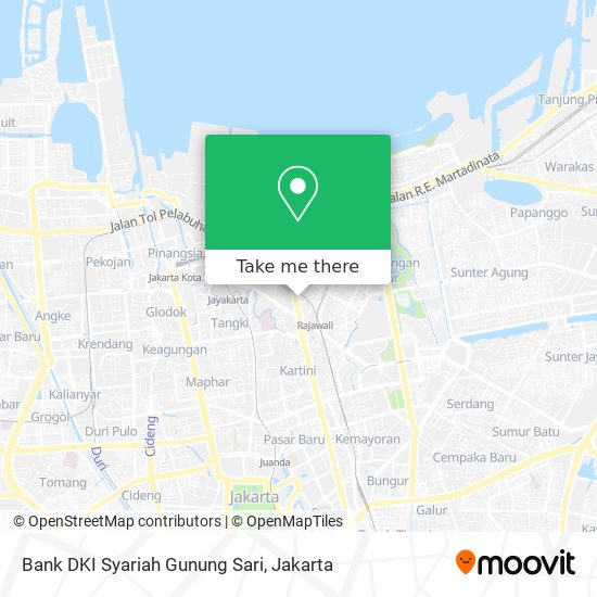 Bank DKI Syariah Gunung Sari map