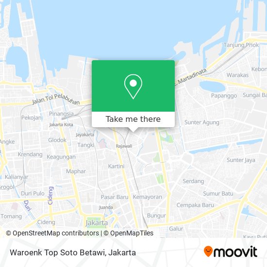 Waroenk Top Soto Betawi map