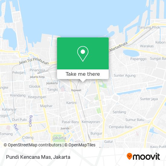 Pundi Kencana Mas map