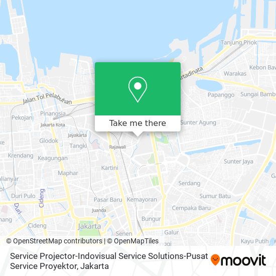 Service Projector-Indovisual Service Solutions-Pusat Service Proyektor map