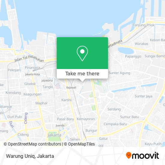Warung Uniq map