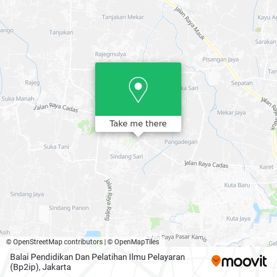 Balai Pendidikan Dan Pelatihan Ilmu Pelayaran (Bp2ip) map