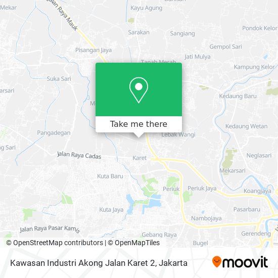 Kawasan Industri Akong Jalan Karet 2 map