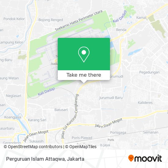 Perguruan Islam Attaqwa map