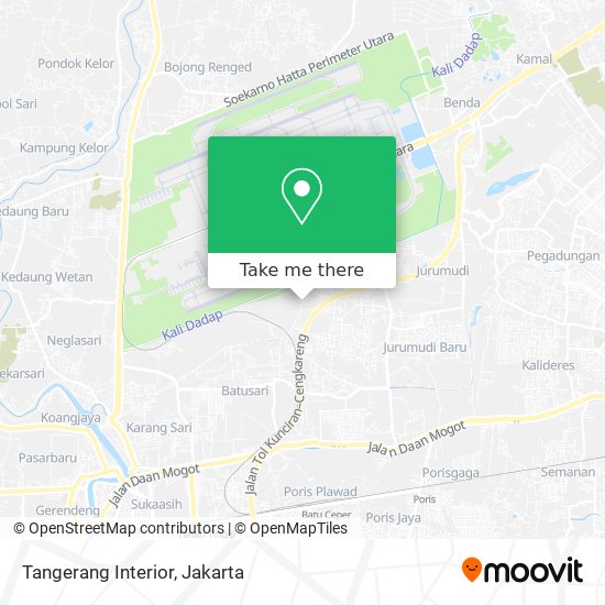 Tangerang Interior map