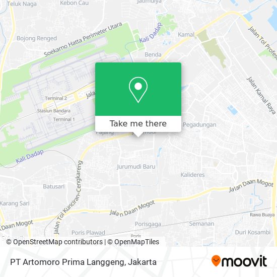PT Artomoro Prima Langgeng map