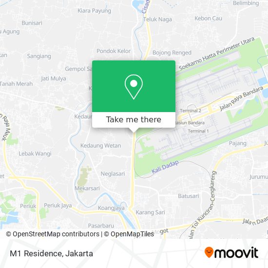 M1 Residence map