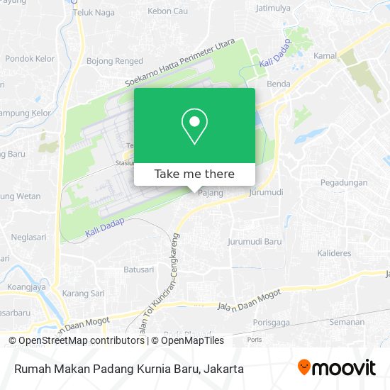 Rumah Makan Padang Kurnia Baru map