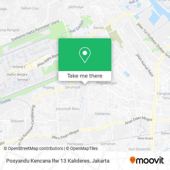 Posyandu Kencana Rw 13 Kalideres map