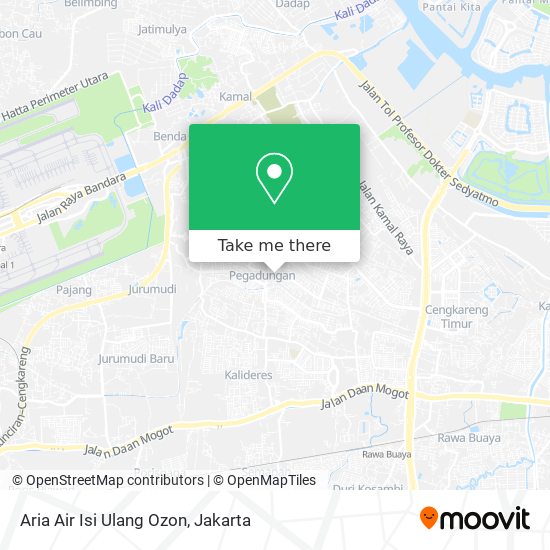 Aria Air Isi Ulang Ozon map