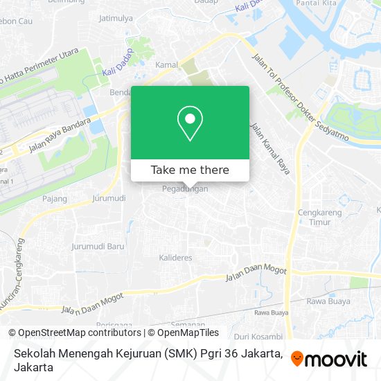Sekolah Menengah Kejuruan (SMK) Pgri 36 Jakarta map
