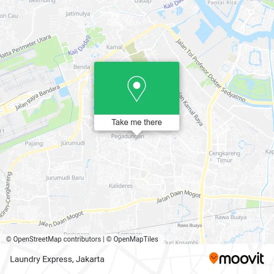 Laundry Express map