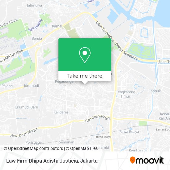 Law Firm Dhipa Adista Justicia map