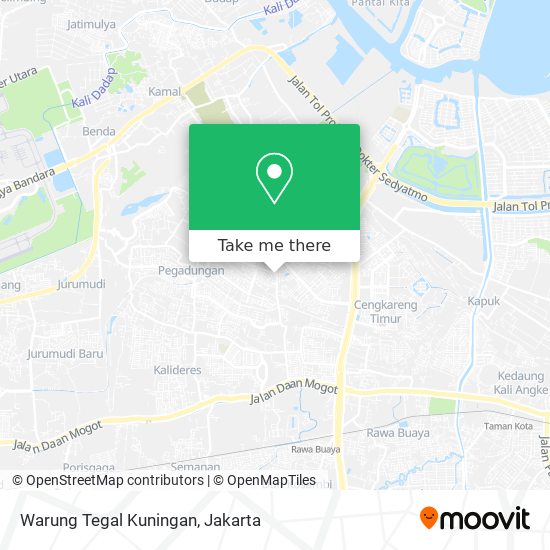 Warung Tegal Kuningan map