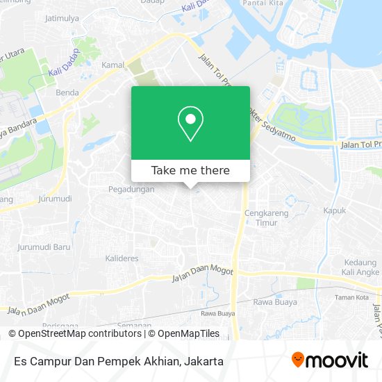 Es Campur Dan Pempek Akhian map