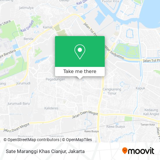 Sate Maranggi Khas Cianjur map