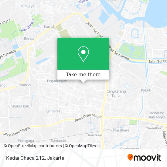 Kedai Chaca 212 map