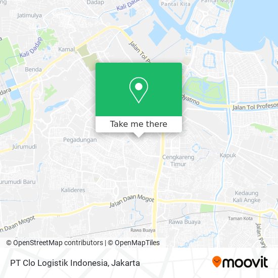 PT Clo Logistik Indonesia map