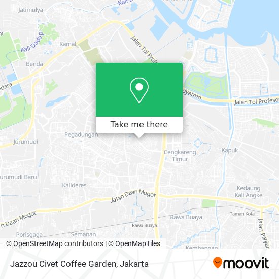 Jazzou Civet Coffee Garden map