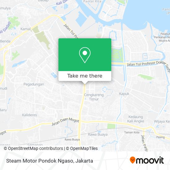 Steam Motor Pondok Ngaso map