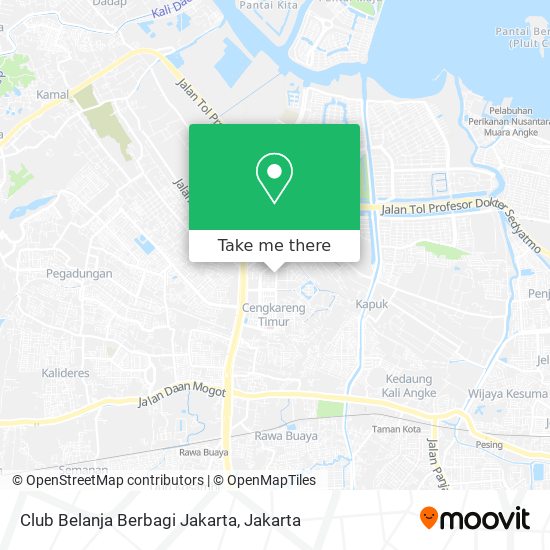 Club Belanja Berbagi Jakarta map