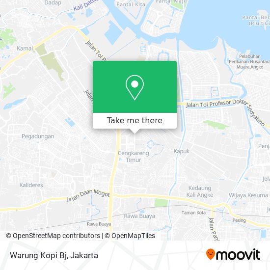 Warung Kopi Bj map